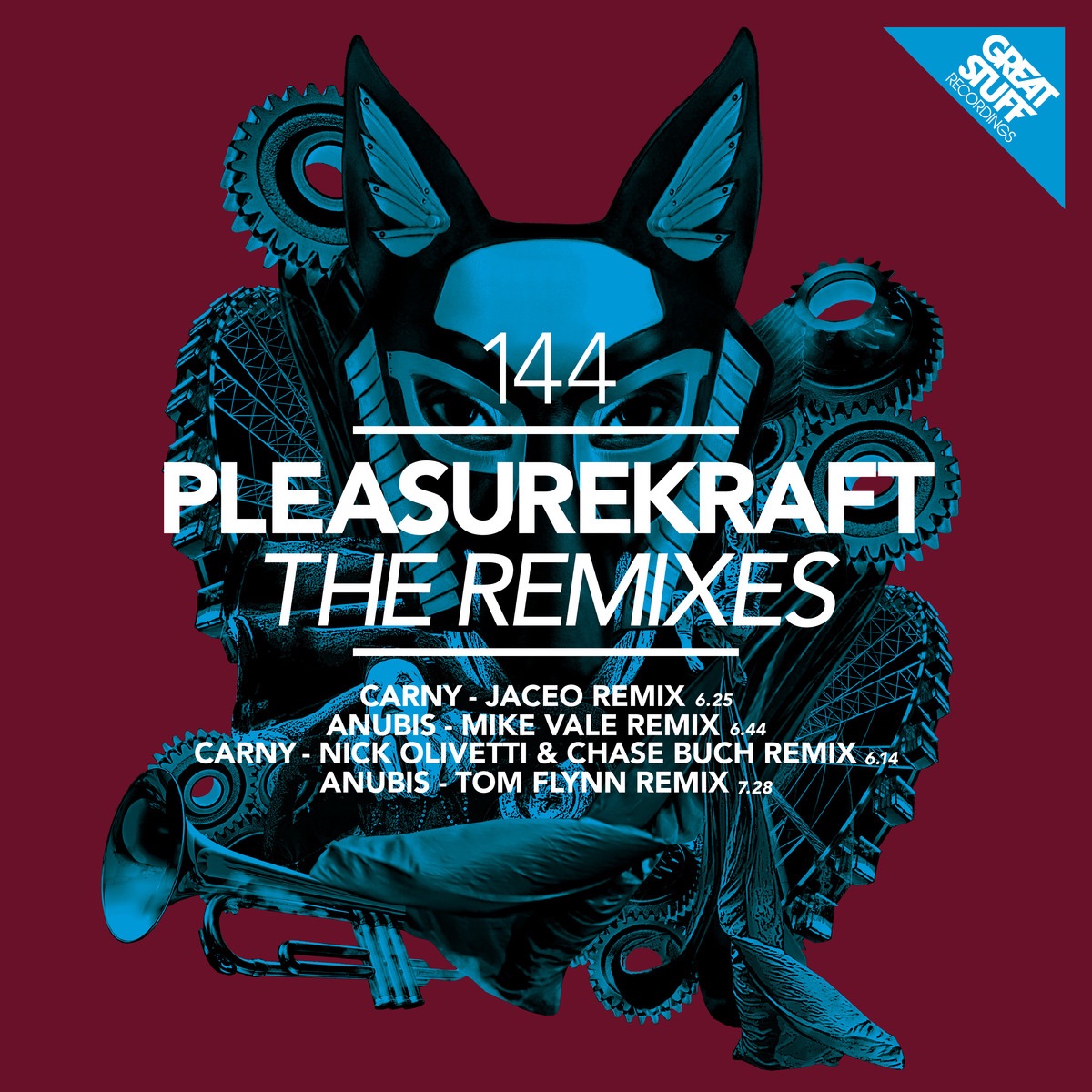 The Remixes - EP by Pleasurekraft album cover