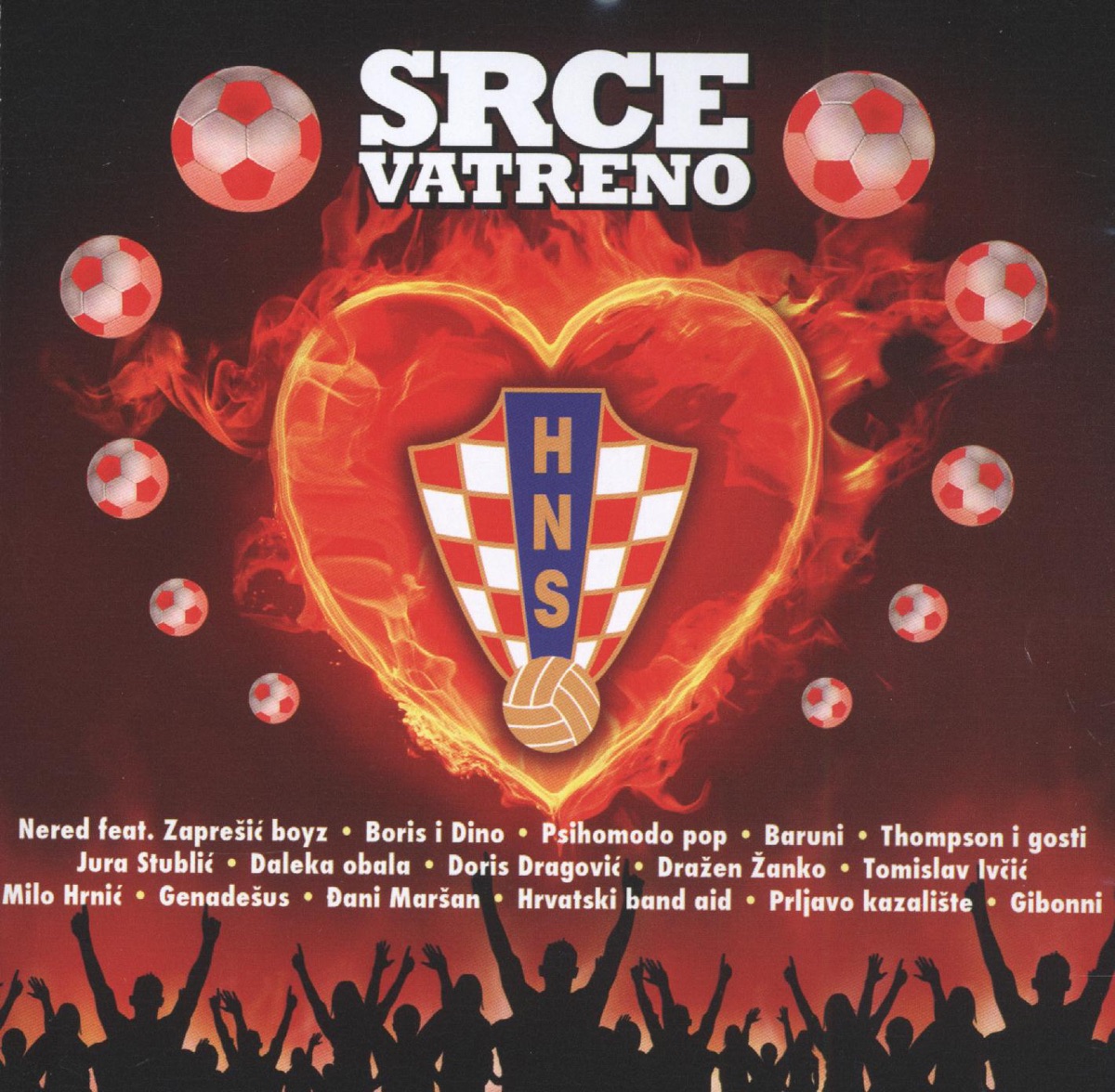 Srce Vatreno by Razni Izvođači album cover
