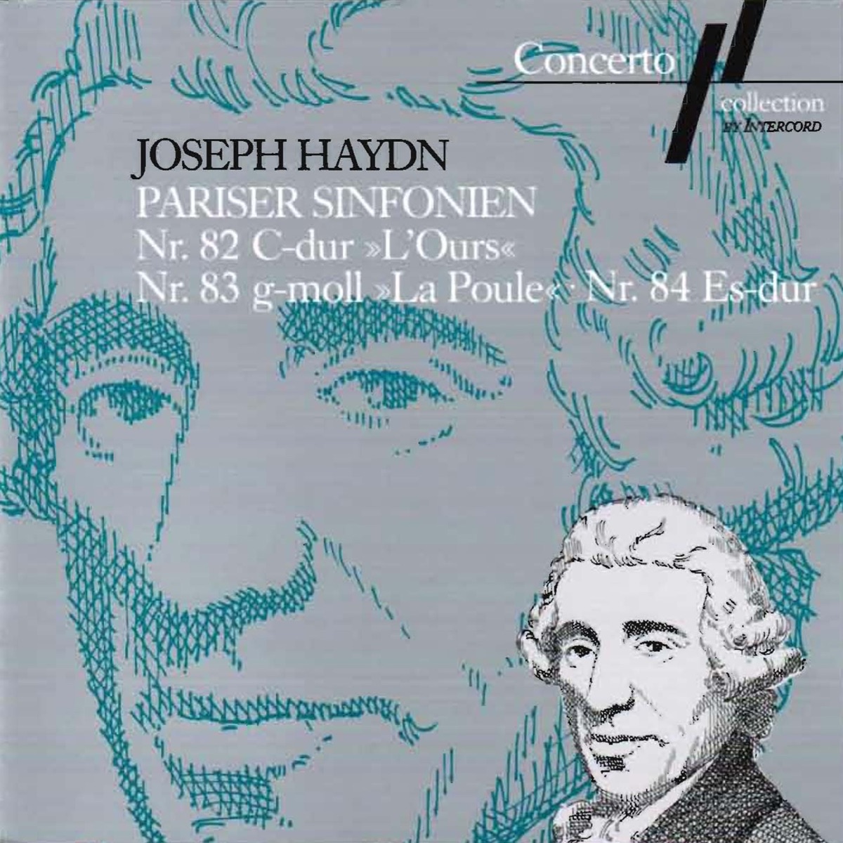 Haydn: Paris Symphonies No. 82-84 by Süddeutsche Kammerphilharmonie & Gunther Wich album cover