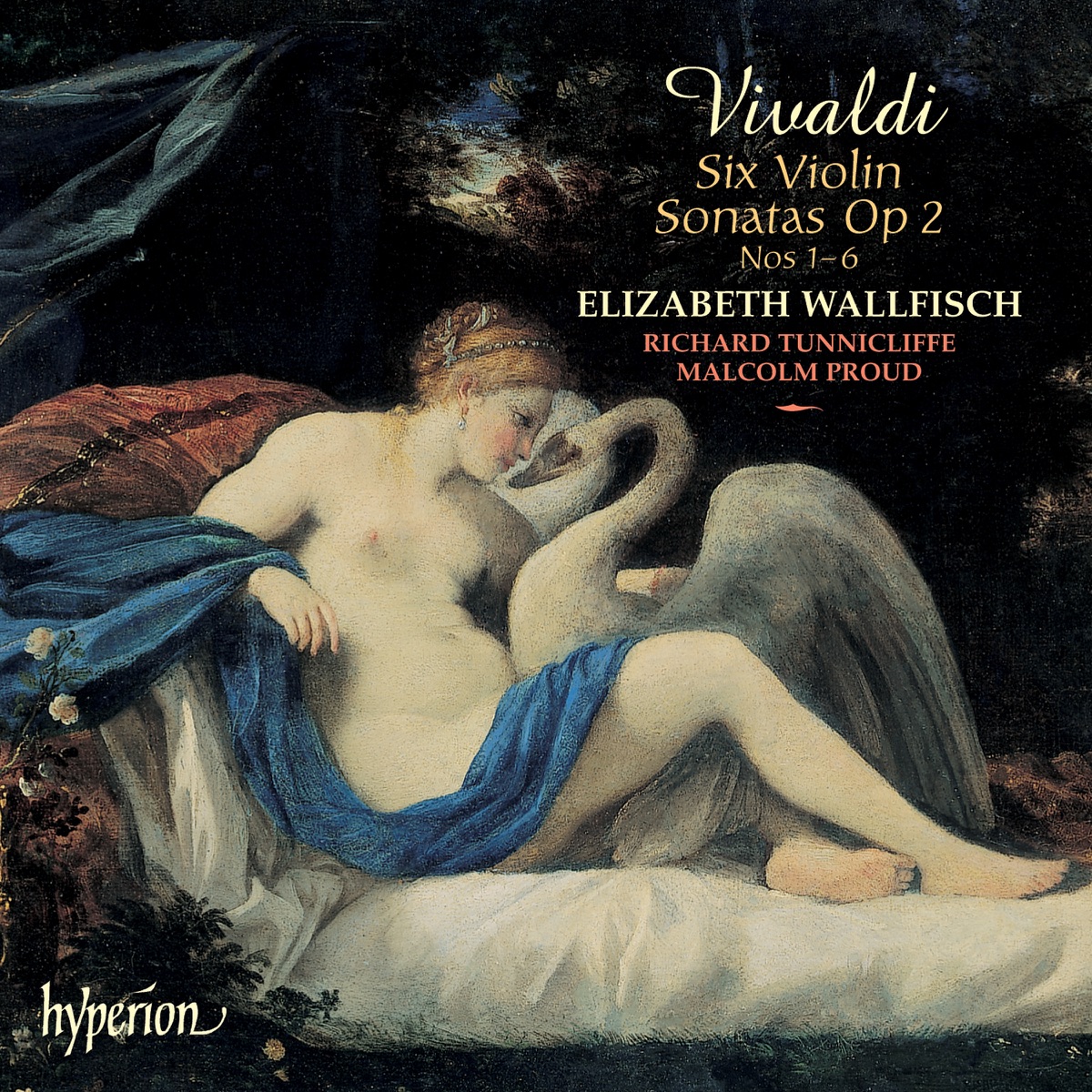 Vivaldi: Six Violin Sonatas Op. 2 by Elizabeth Wallfisch, Richard Tunnicliffe & Malcolm Proud album cover