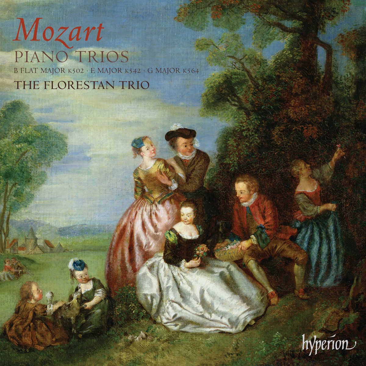 Mozart: Piano Trios K. 502,542,564 by The Florestan Trio album cover