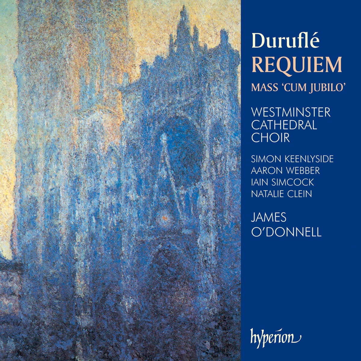 Duruflé: Requiem & Messe Cum jubilo by Westminster Cathedral Choir & James O'Donnell album cover