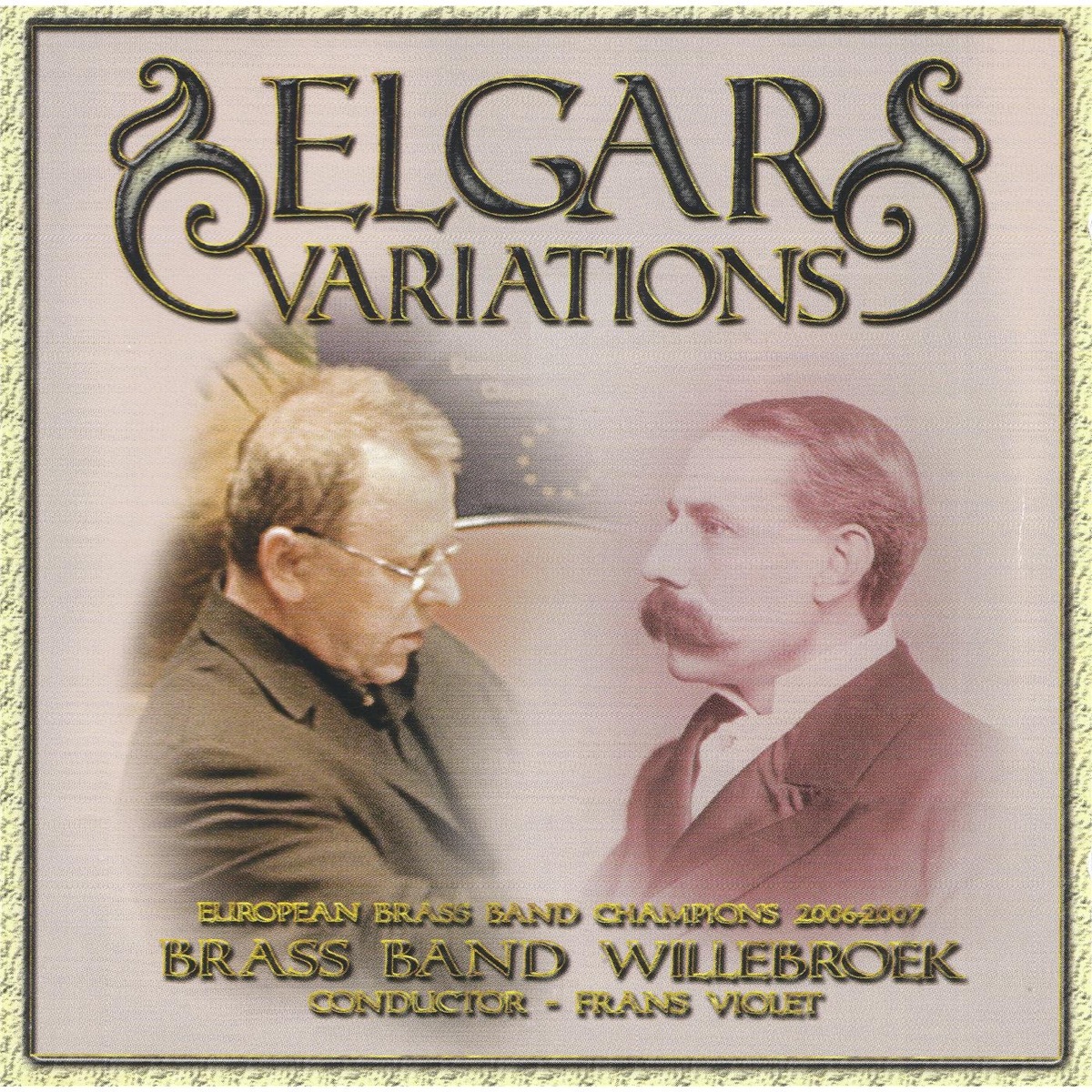 Elgar Variations by Brass Band Willebroek album cover