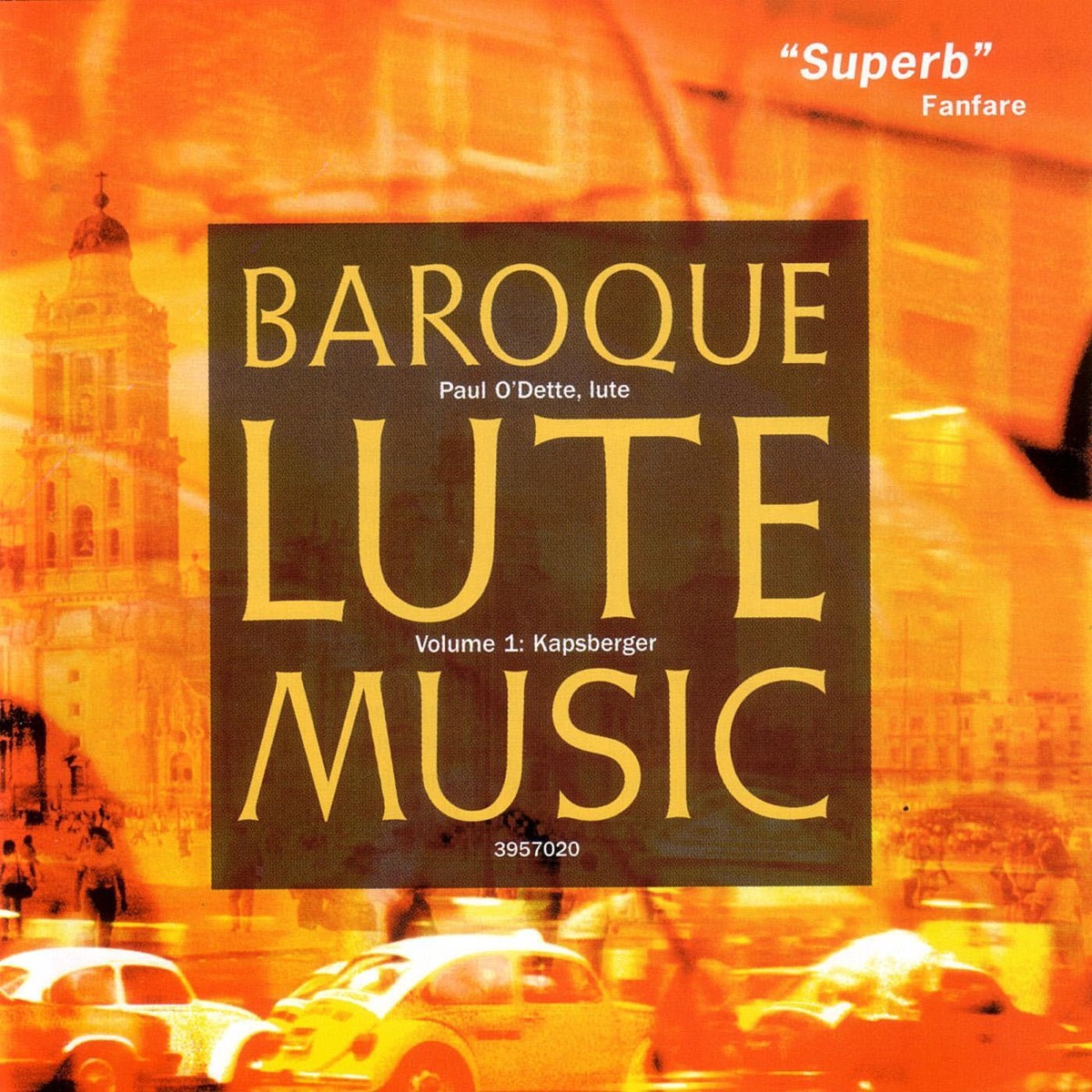 Baroque Lute Music, Vol. I: Kapsberger by Paul O'Dette album cover