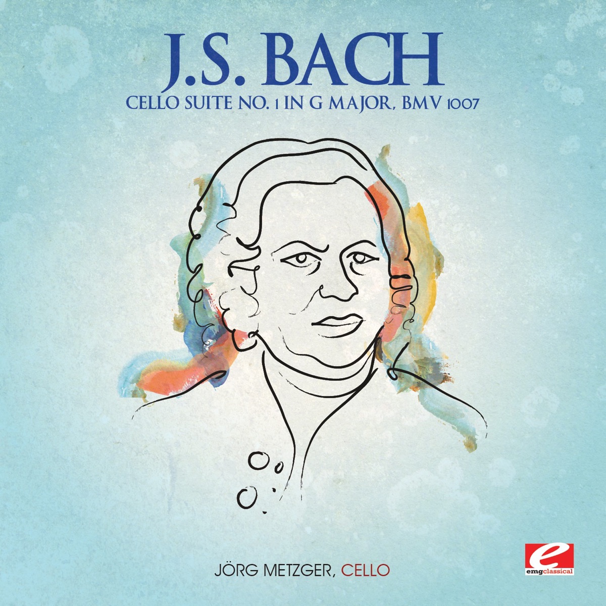 J.S. Bach: Cello Suite No. 1 in G Major, BMV 1007 (Remastered) by Jörg Metzger album cover