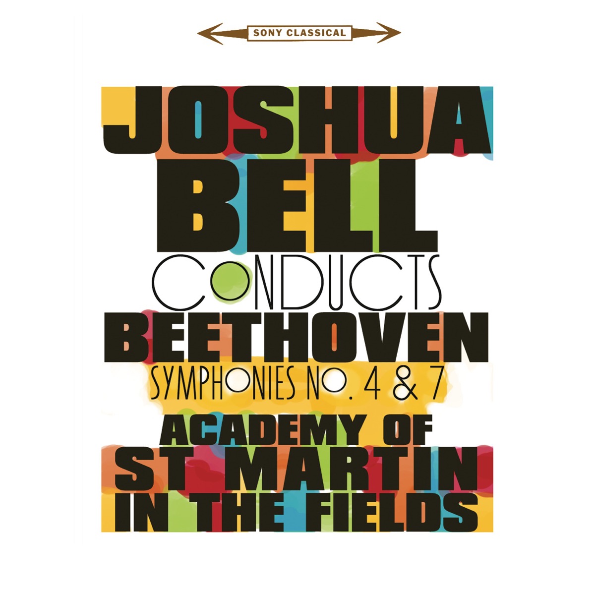 Beethoven: Symphonies Nos. 4 & 7 by Joshua Bell & Academy of St Martin in the Fields album cover