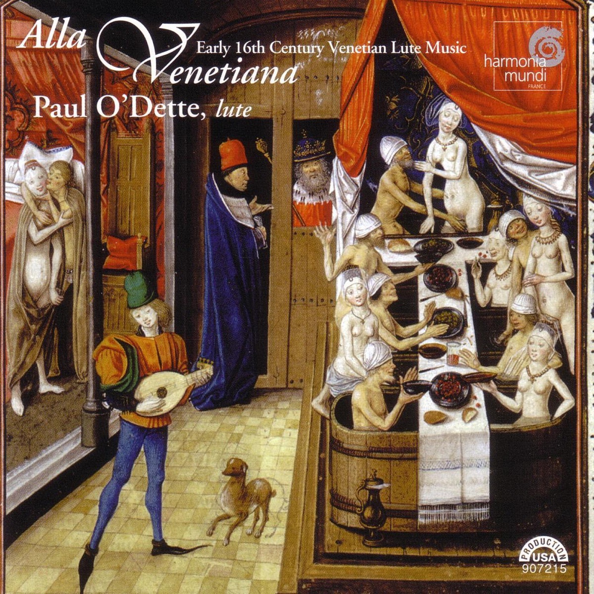 Alla Venetiana - Early 16th Century Venetian Lute Music by Paul O'Dette album cover