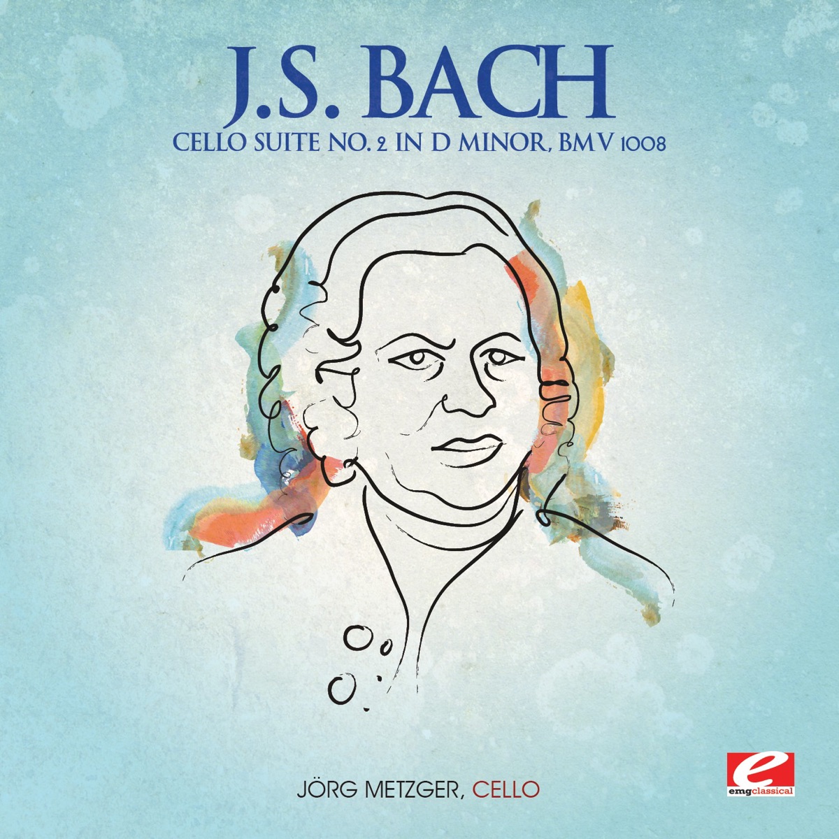 J.S. Bach: Cello Suite No. 2 in D Minor, BMV 1008 (Remastered) by Jörg Metzger album cover