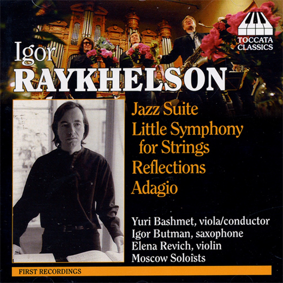 Raykhelson: Jazz Suite - Little Symphony in G Minor - Reflections - Adagio by Moscow Soloists, Yuri Bashmet, Elena Revich & Igor Butman album cover