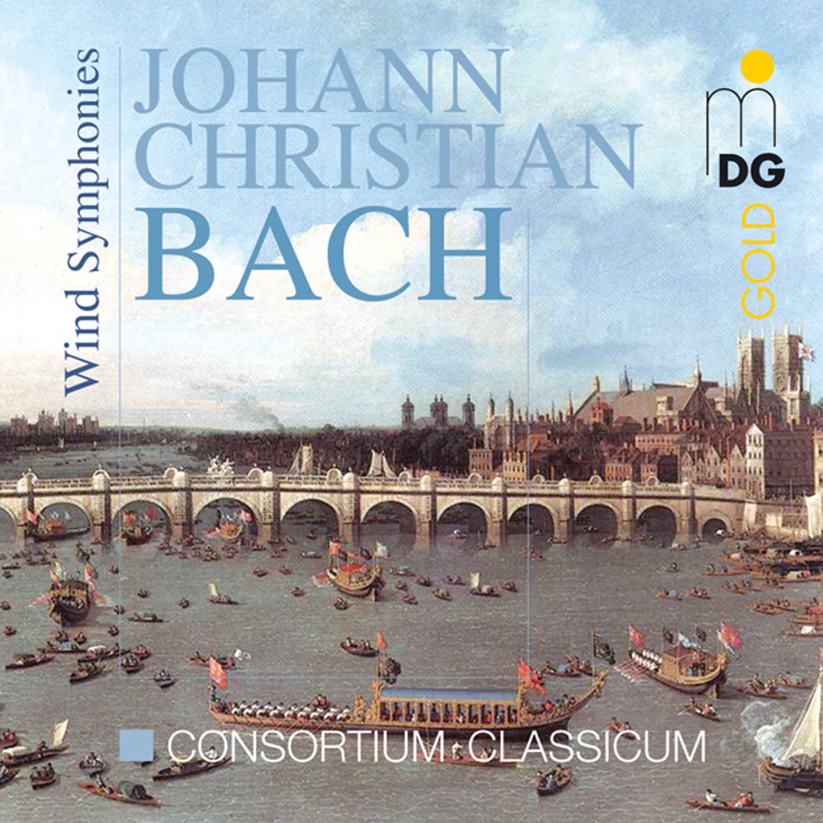 J. C. Bach: Wind Symphonies by Consortium Classicum album cover