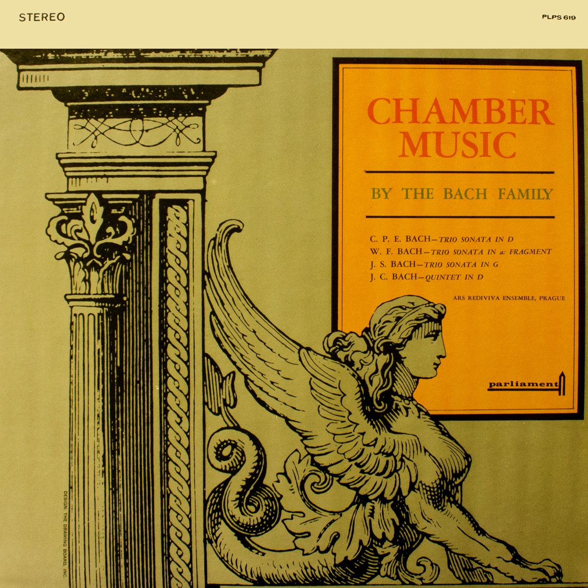 Chamber Music by the Bach Family by Ars Rediviva Ensemble, Milan Munclinger, Stanislav Duchoň, František Sláma & Viktorie Švihlíková album cover