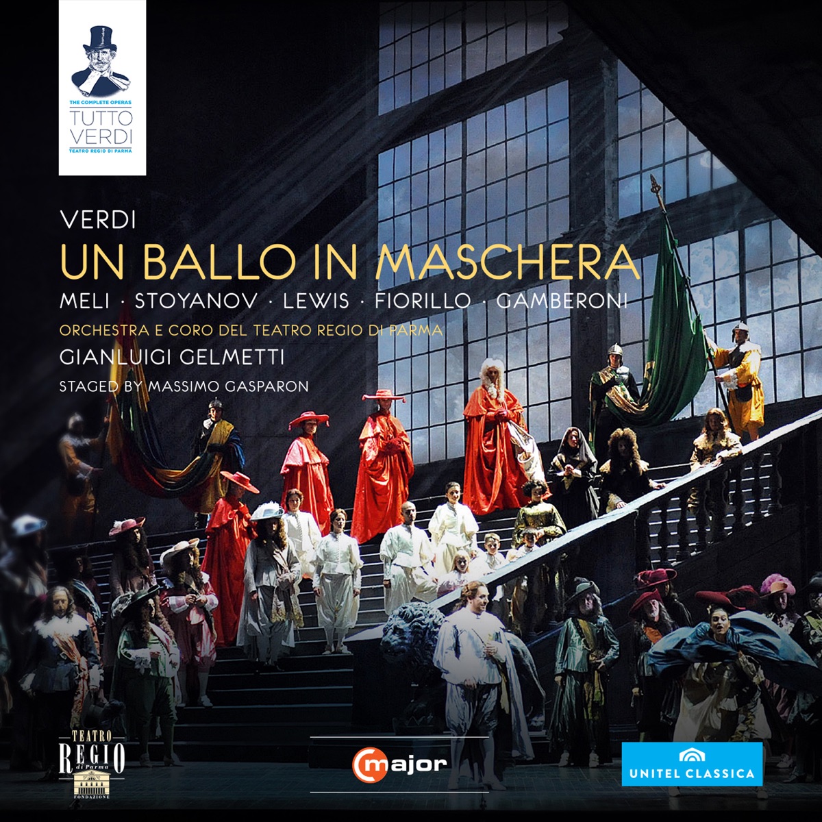 Verdi: Un ballo in maschera by Francesco Meli, Vladimir Stoyanov, Kristin Lewis, Elisabetta Fiorillo, Serena Gamberoni & Gianluigi Gelmetti album cover