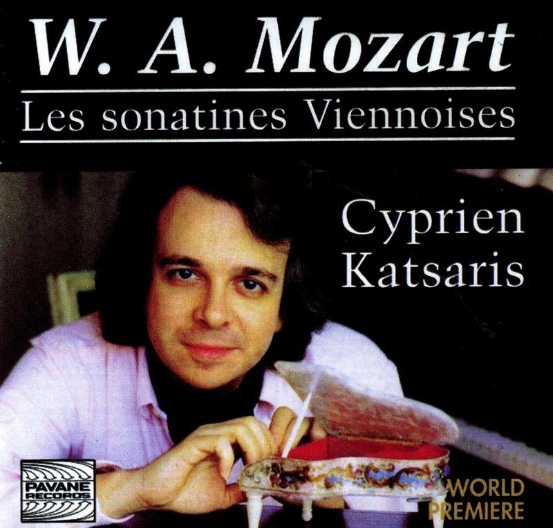 Mozart: The Six Viennese Sonatinas by Cyprien Katsaris album cover