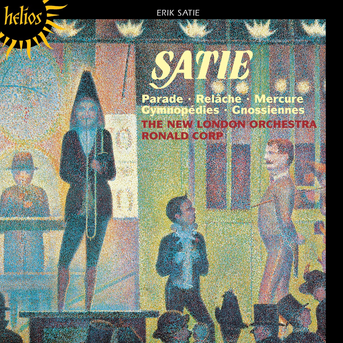 Satie: Parade & Other Works by Ronald Corp & New London Orchestra album cover