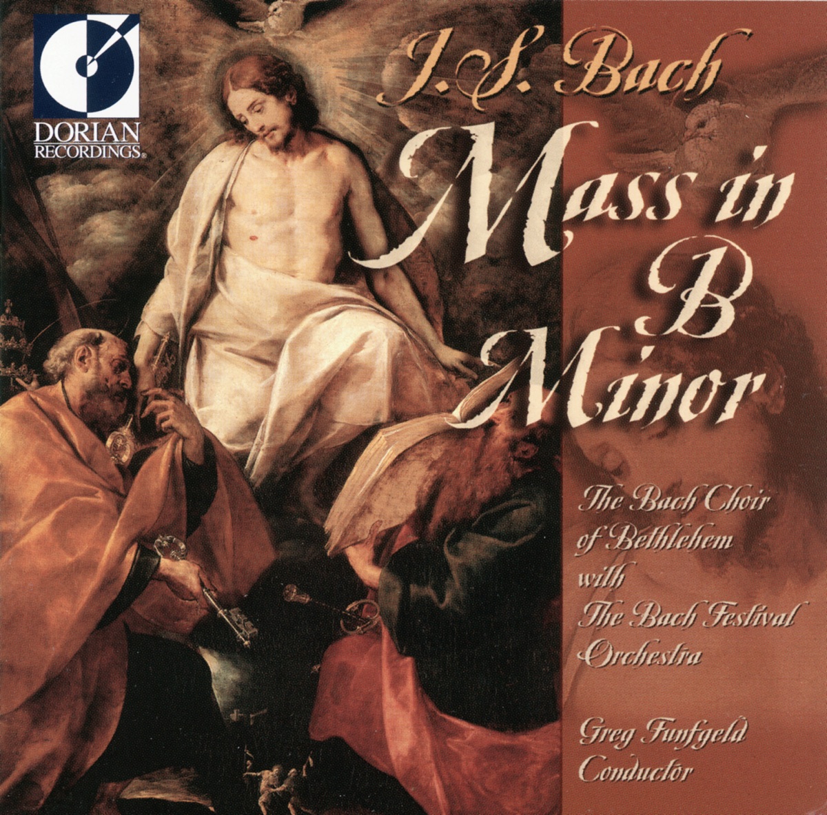 Bach: Mass in B Minor by Frederick Urrey, The Bach Festival Orchestra, The Bach Choir of Bethlehem, Greg Funfgeld, Tamara Matthews, Daniel Lichti, Marietta Simpson, William Sharp & Rosa Lamoreaux album cover