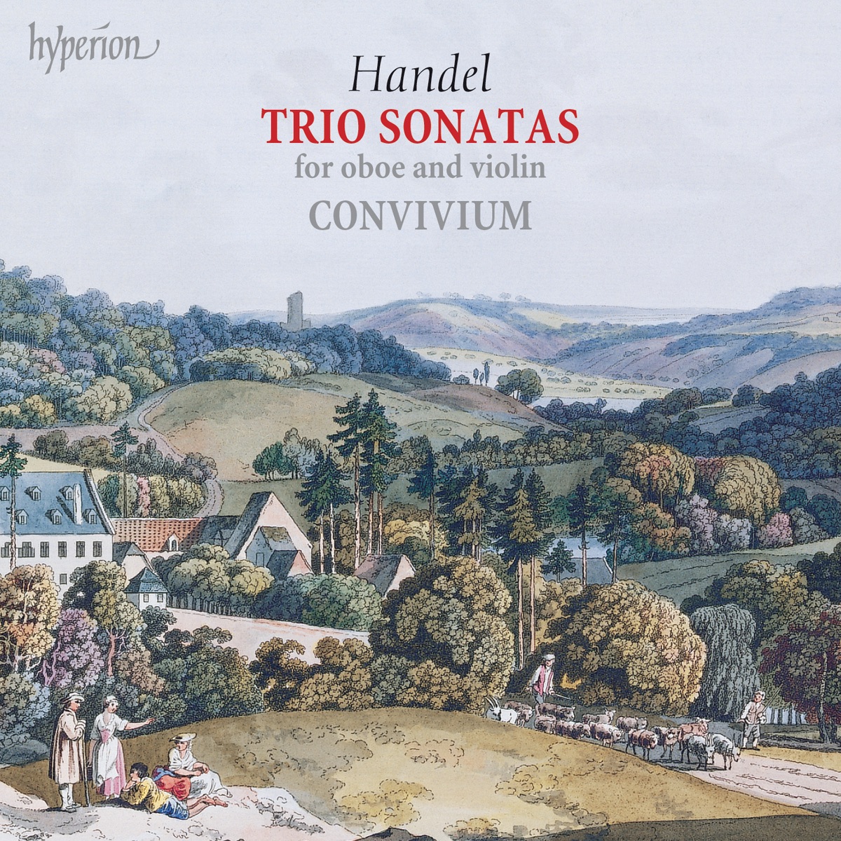 Handel: Trio Sonatas by Convivium & Anthony Robson album cover