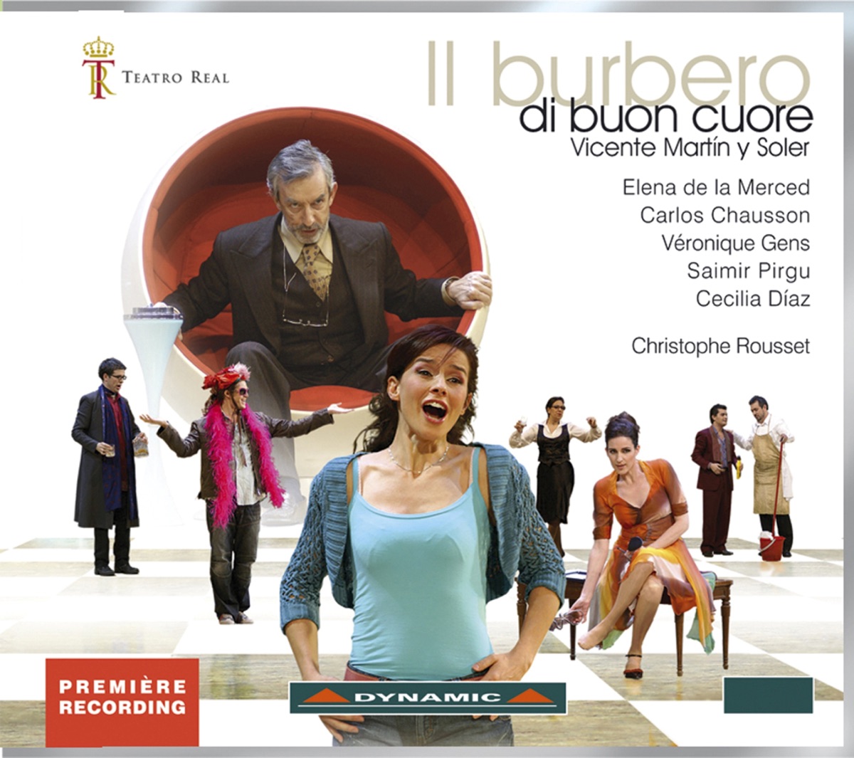 Vicente Martín y Soler: Il burbero di buon cuore by Madrid Symphony Orchestra, Maria Cecilia Diaz, Christophe Rousset, Juan Francisco Gatell, Josep Miquel Ramon, Saimir Pirgu, Luca Pisaroni, Carlos Chausson, Véronique Gens, Elena de la Merced & Atsushi Sakaï album cover