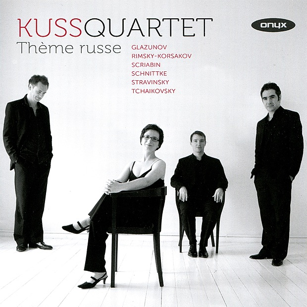 Thème russe - Tchaikovsky, Stravinsky, Schnittke, Glazunov, Scriabin, Rimsky Korsakov etc by Kuss Quartet album cover
