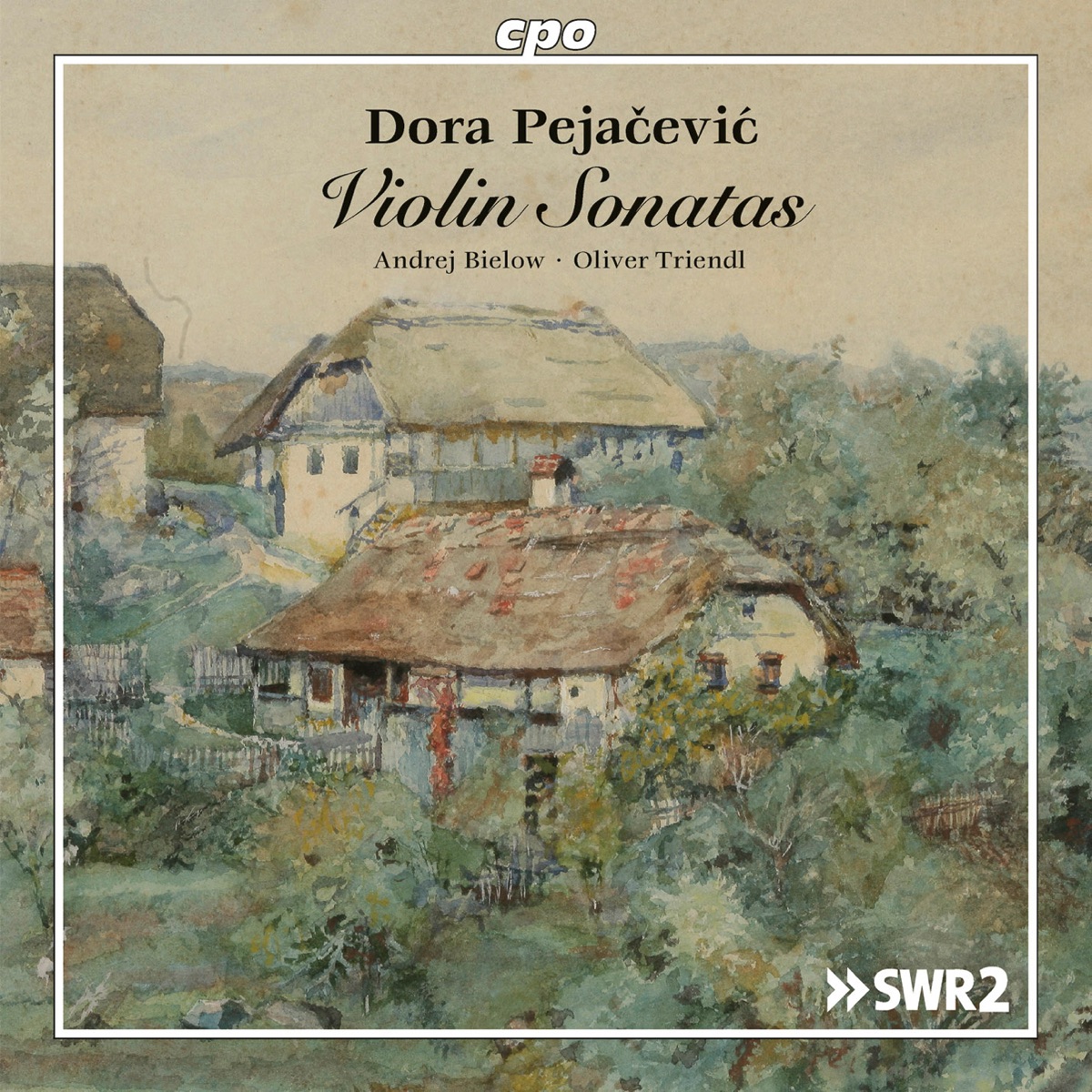 Pejačević: Works for Violin and Piano by Andrej Bielow & Oliver Triendl album cover