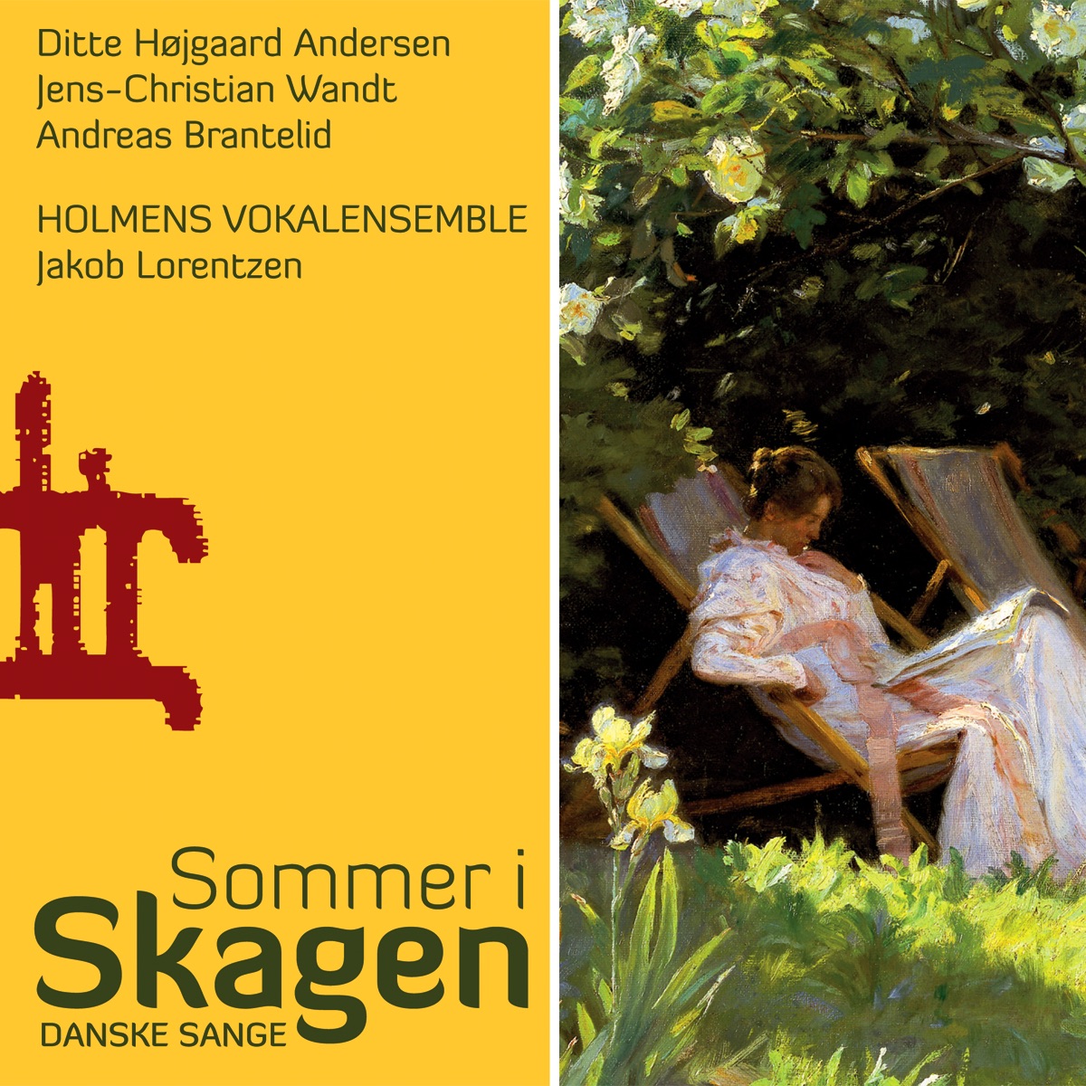 Sommer i Skagen by Holmens Vokalensemble, Andreas Brantelid, Ditte Højgaard Andersen & Jens-Christian Wandt album cover