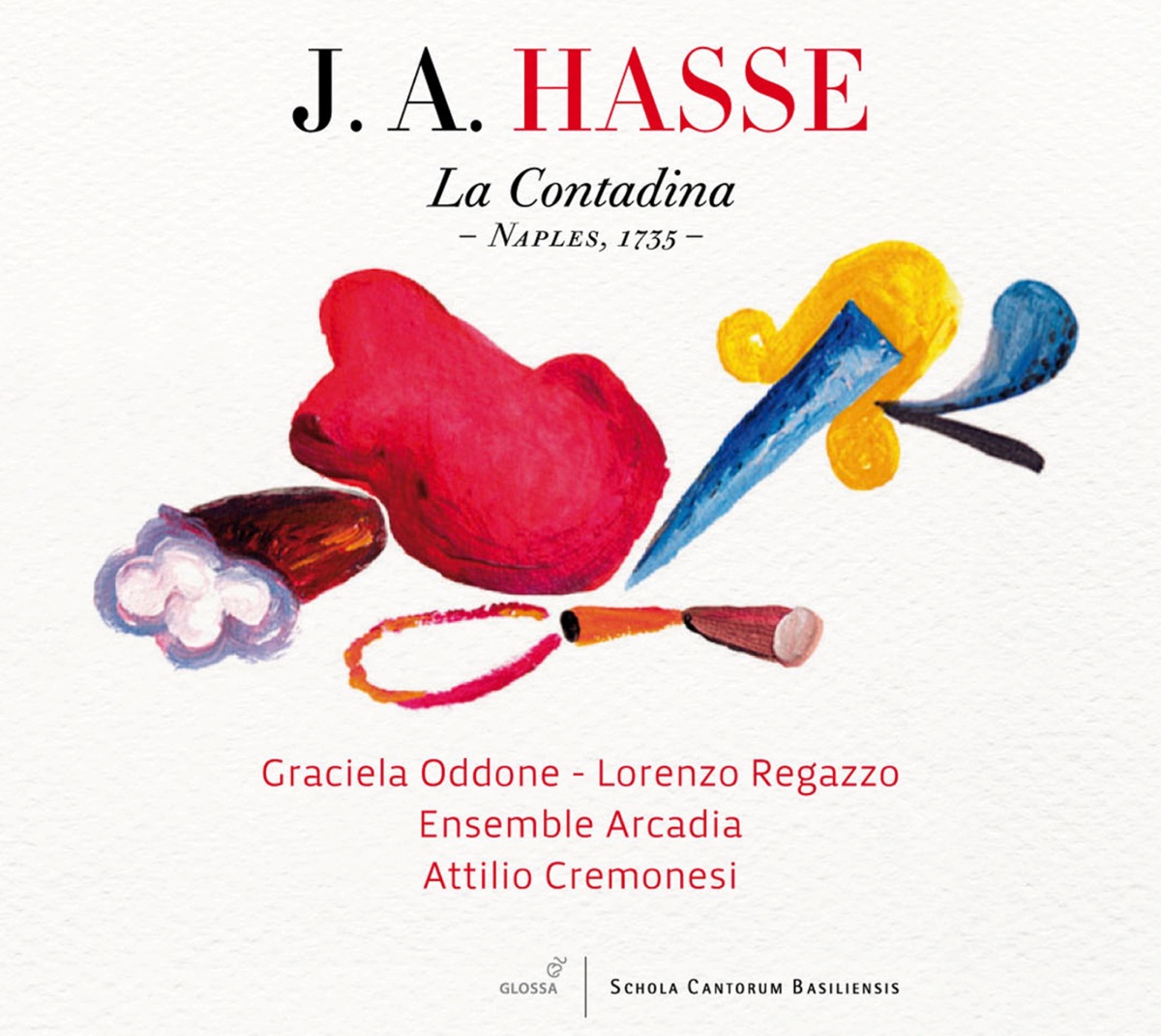 Hasse: La Contadina by Ensemble Arcadia, Attilio Cremonesi, Lorenzo Regazzo & Graciela Oddone album cover