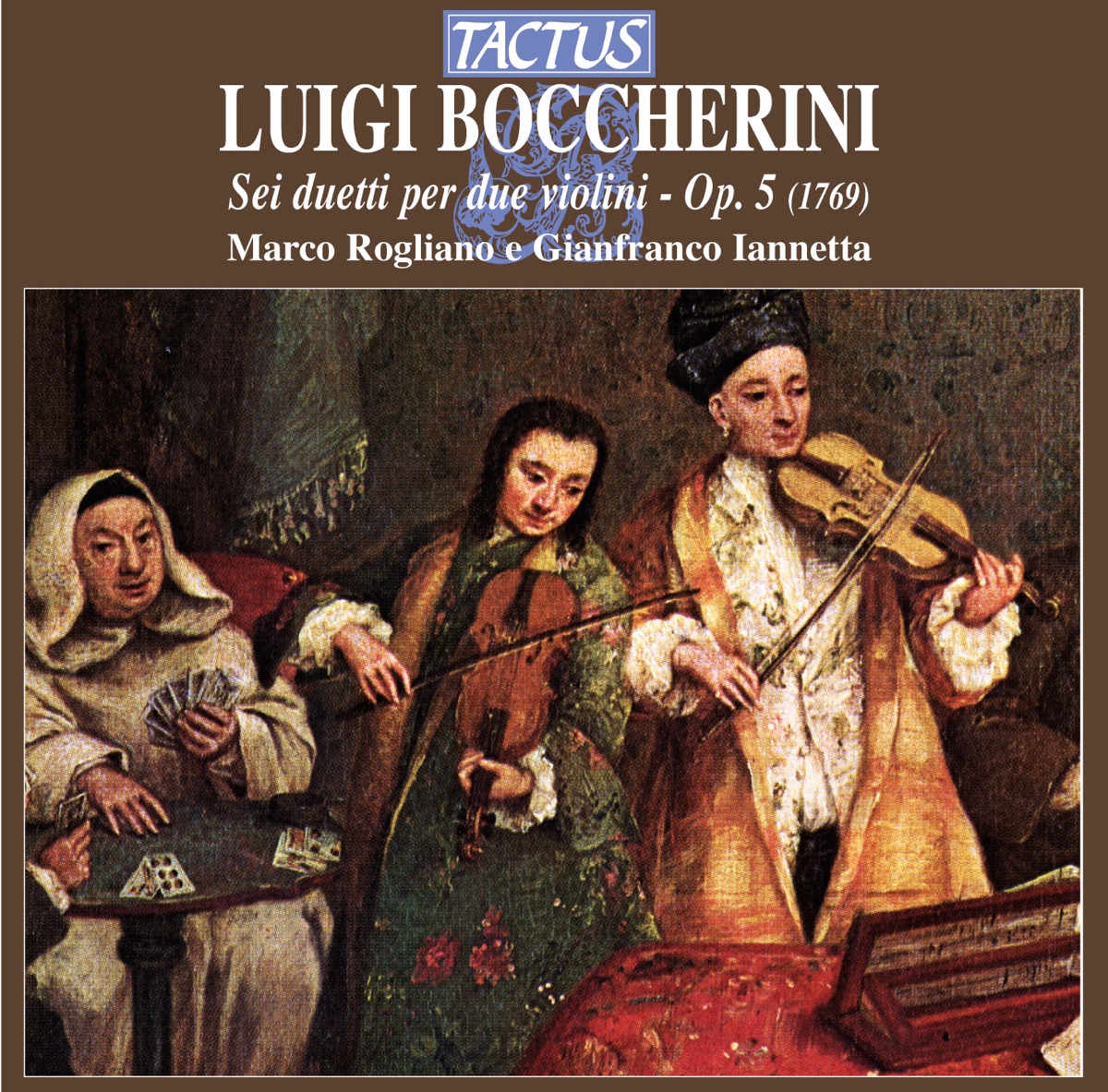 Boccherini: 6 duetti per due violini by Gianfranco Iannetta album cover