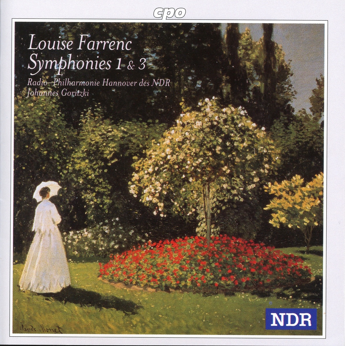 Farrenc: Symphonies Nos. 1 and 3 by Johannes Goritzki & North German Radio Symphony, Hannover album cover