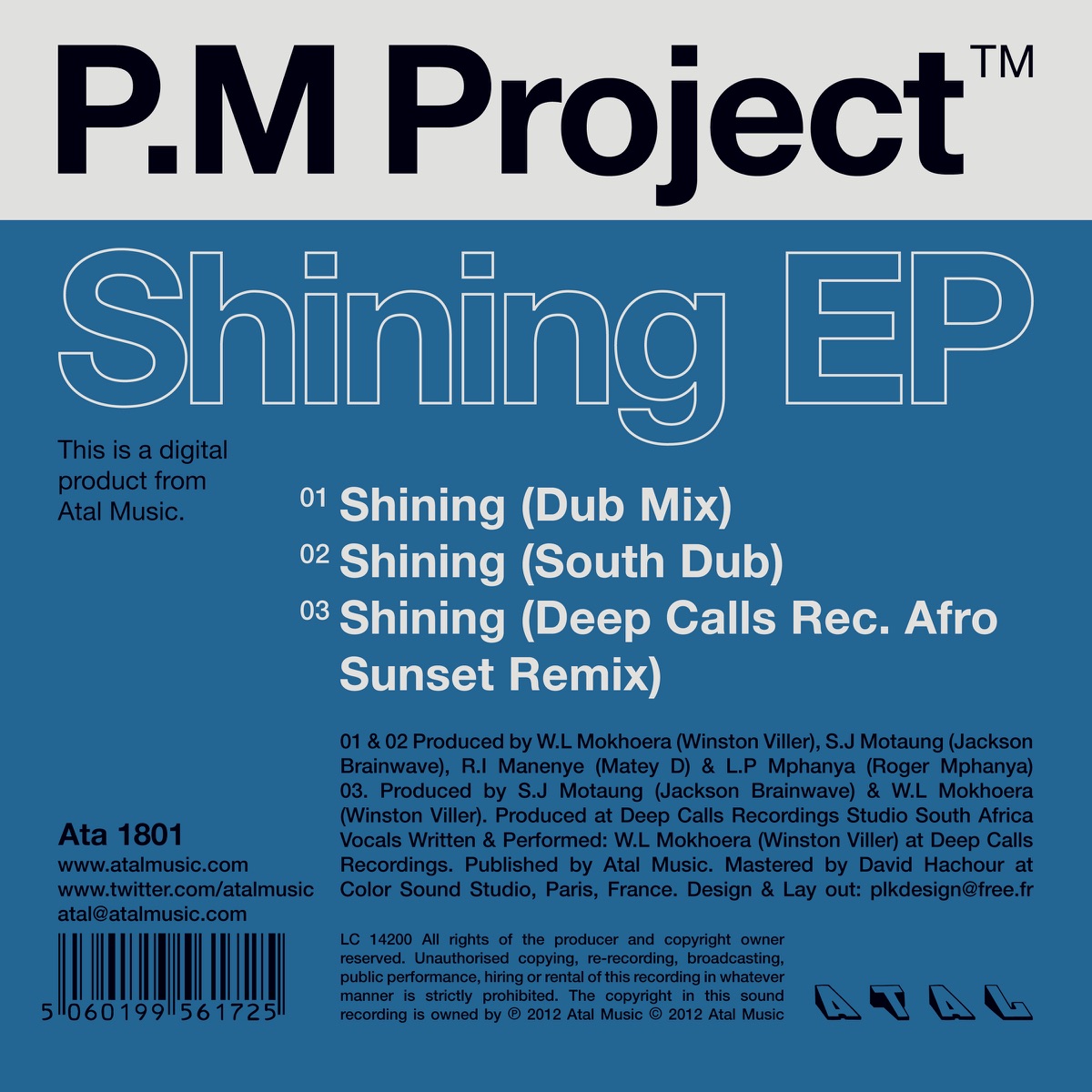 Shining EP - Single by P.M Project album cover