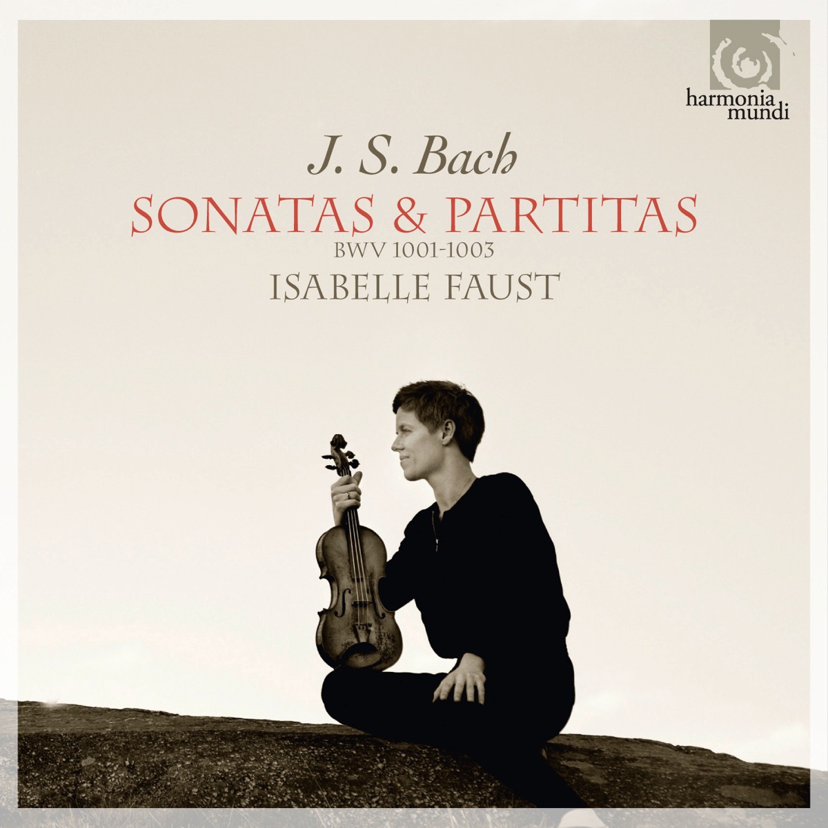 Bach: Sonatas & Partitas for Solo Violin, Vol. 2 by Isabelle Faust album cover