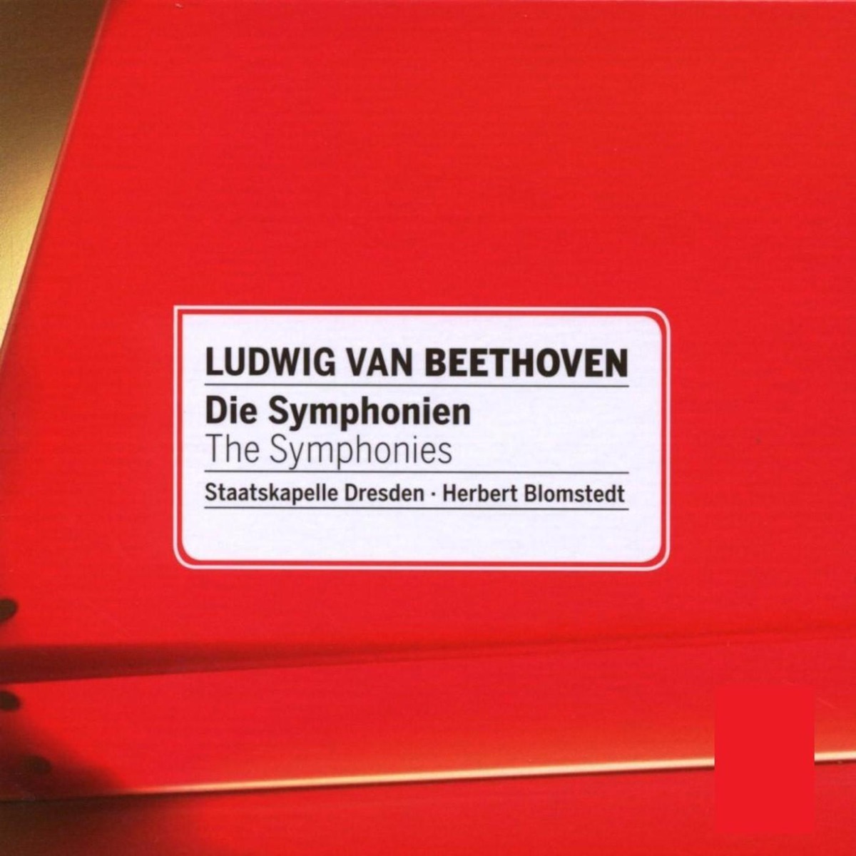 Beethoven: The Symphonies by Herbert Blomstedt & Staatskapelle Dresden album cover
