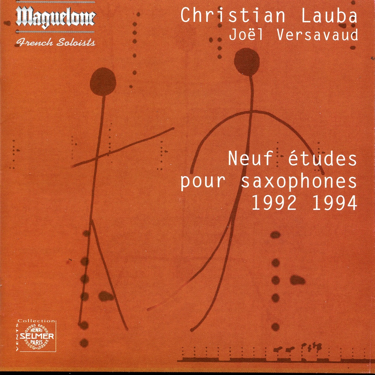 Lauba: Neuf études pour saxophone by Joël Versavaud album cover