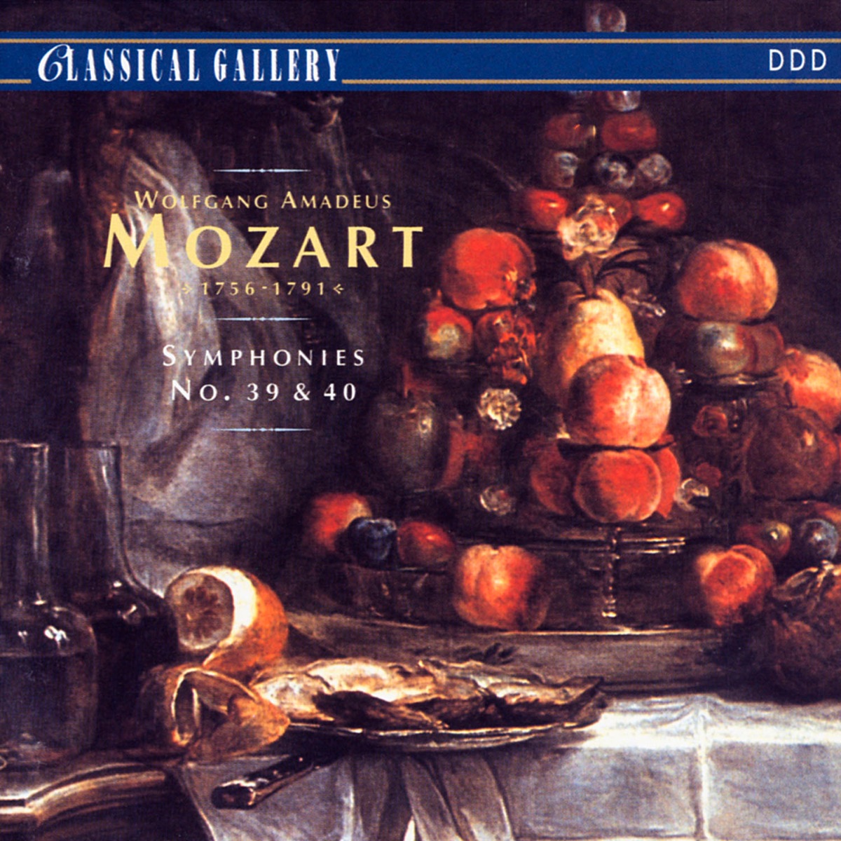 Mozart: Symphonies Nos. 39 & 40 by Nova Filarmonia Portuguesa & Álvaro Cassuto album cover