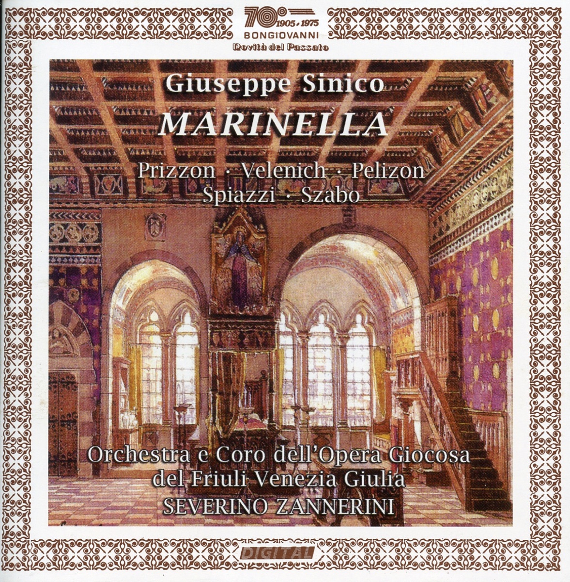 Sinico: Marinella by Friuli Venezia Giulia Chorus, Friuli Venezia Giulia Symphony Orchestra & Severino Zannerini album cover