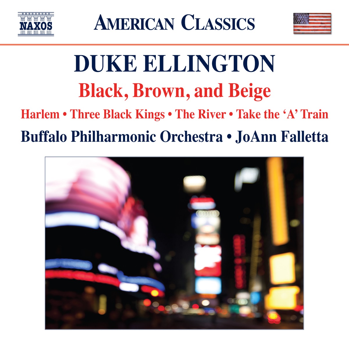 Ellington: Black, Brown, and Beige by JoAnn Falletta & Buffalo Philharmonic Orchestra album cover