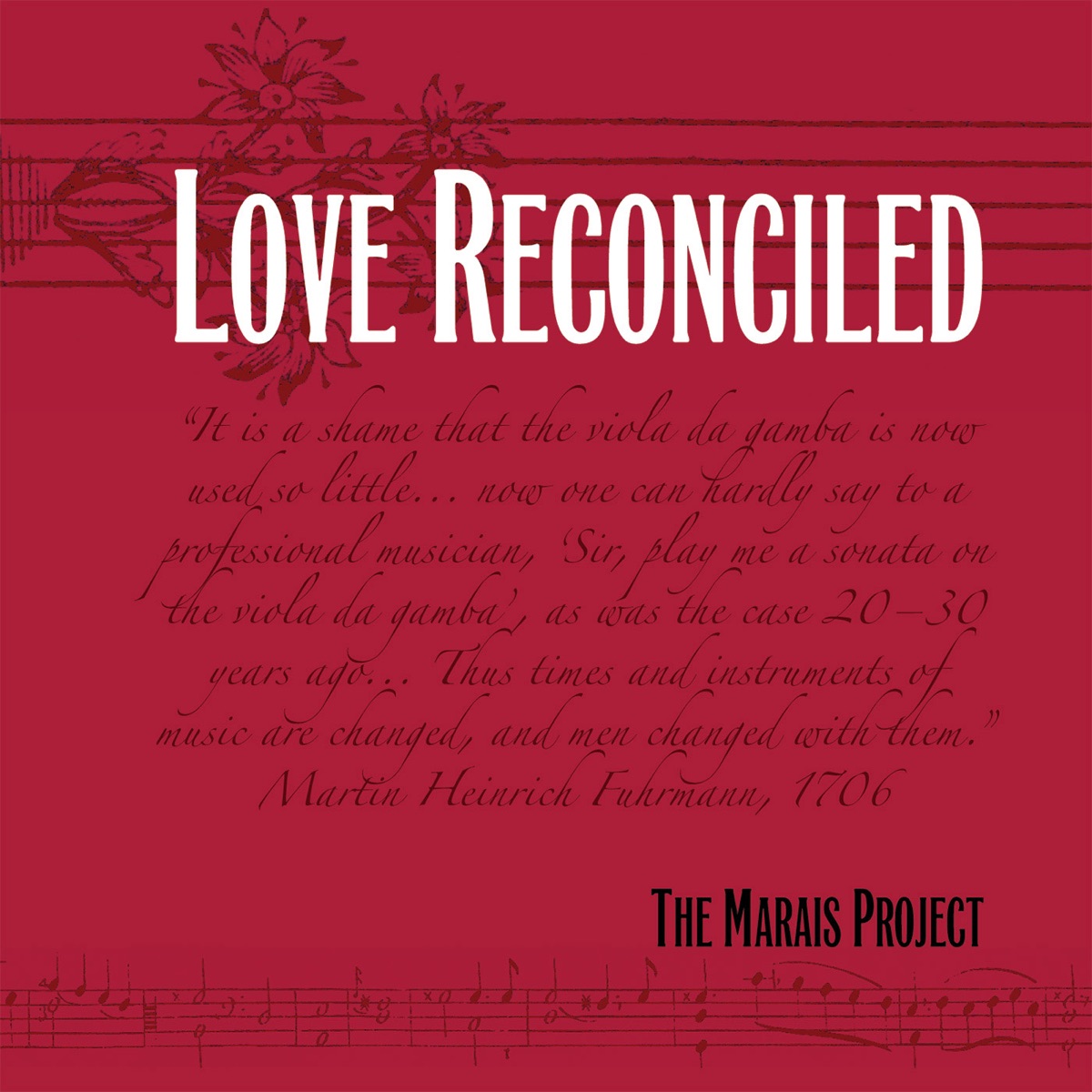 Love Reconciled by The Marais Project & Jennifer Eriksson album cover