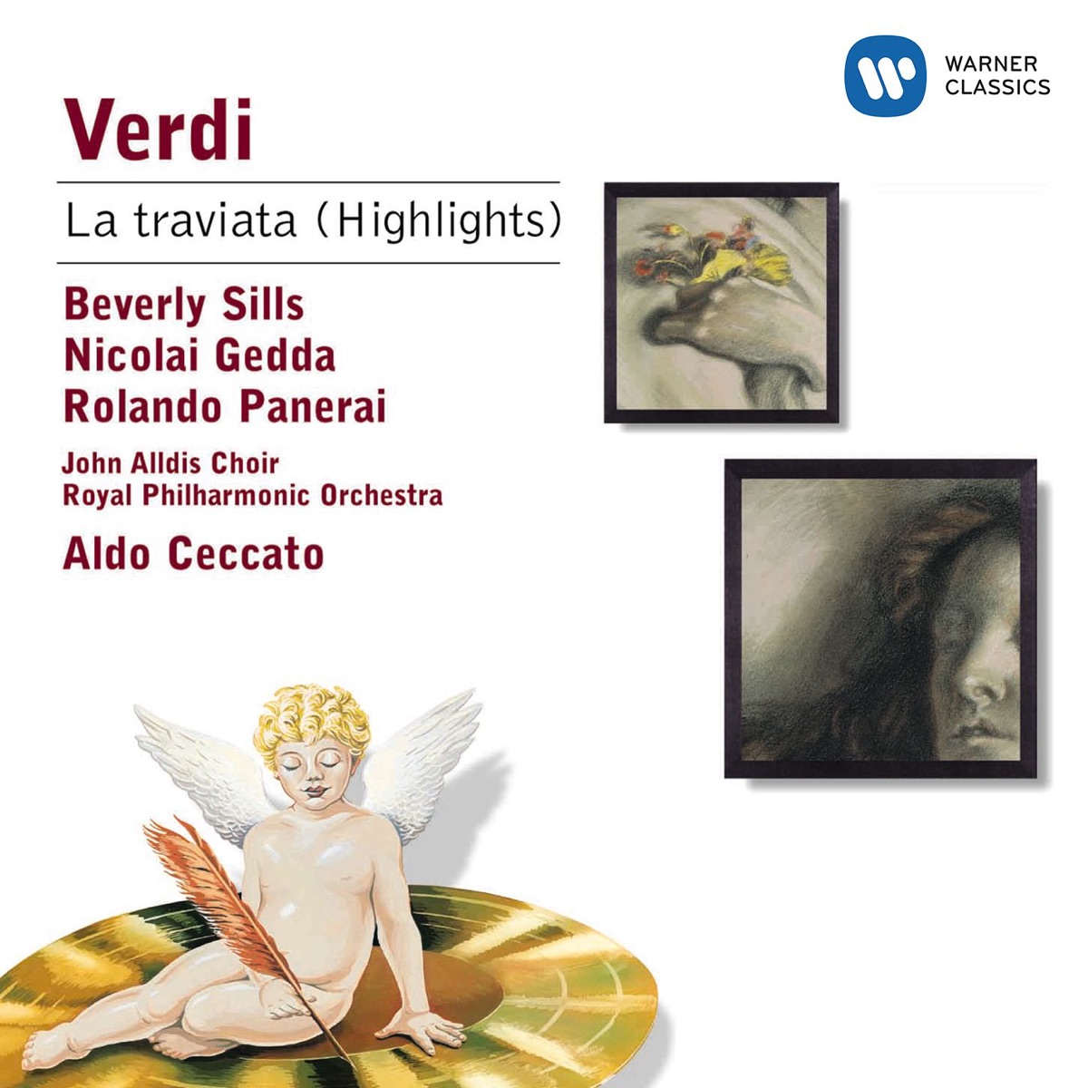 Verdi: La Traviata (Highlights) by Aldo Ceccato & Beverly Sills album cover