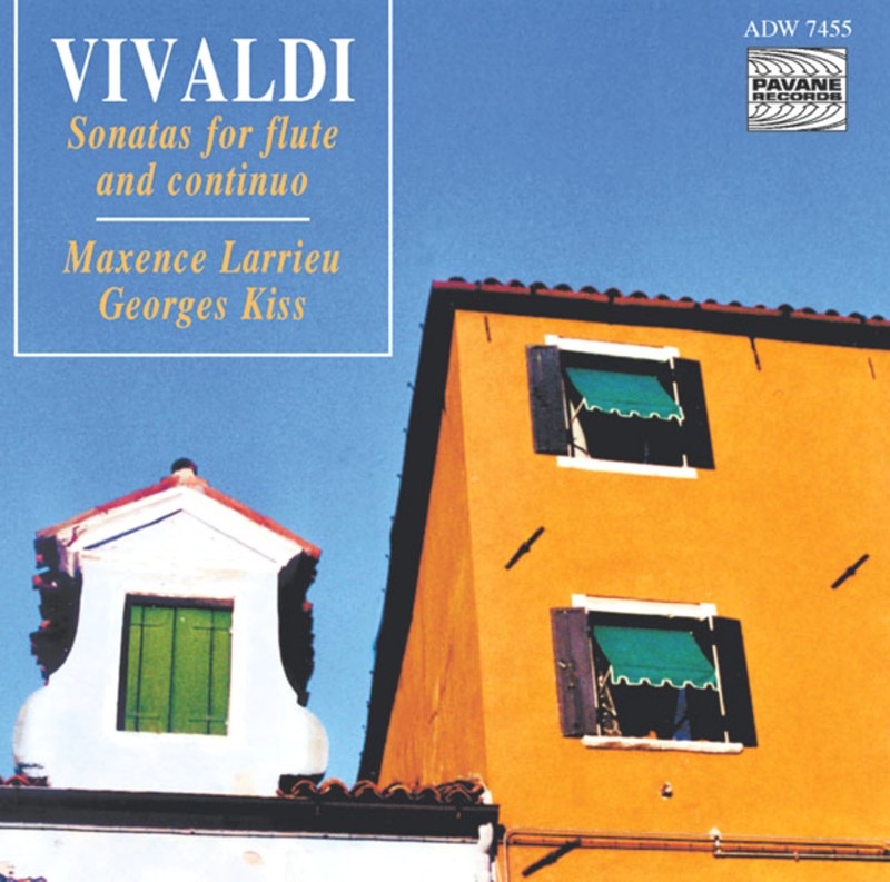 Vivaldi: Sonatas for Flute and Continuo by Georges Kiss & Maxence Larrieu album cover
