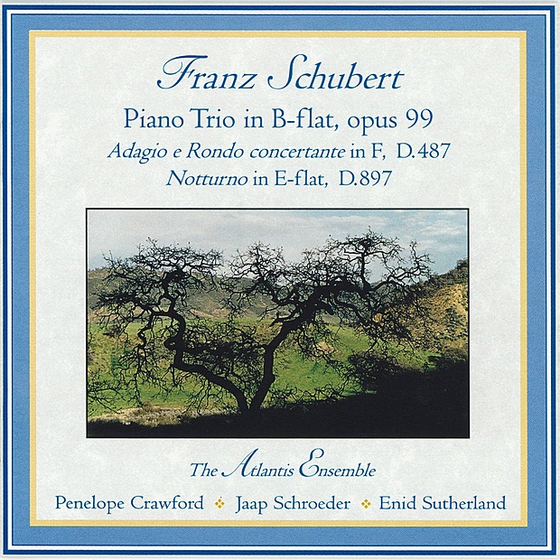 Schubert: Music for Piano Trio I by The Atlantis Ensemble, Jaap Schröder, Enid Sutherland & Penelope Crawford album cover