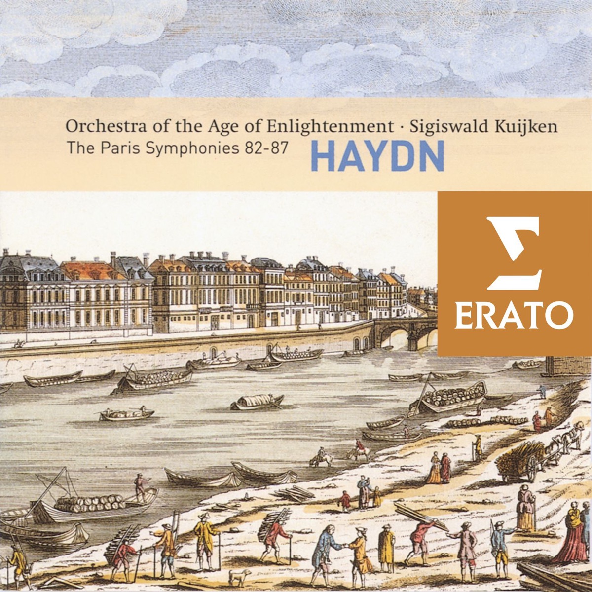 Haydn - The Paris Symphonies by Orchestra of the Age of Enlightenment & Sigiswald Kuijken album cover