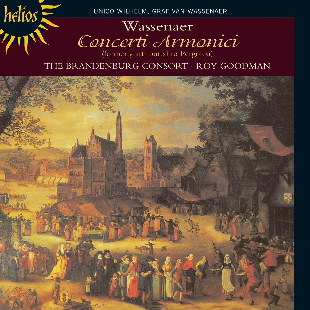 Wassenaer: Concerti Armonici (Attributed to Pergolesi) by The Brandenburg Consort & Roy Goodman album cover