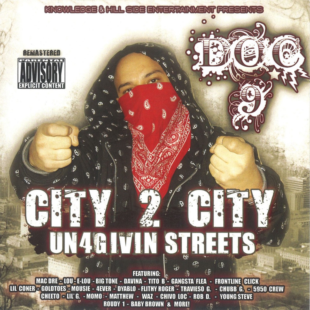 City 2 City Un4givin Streets by Doc 9 album cover