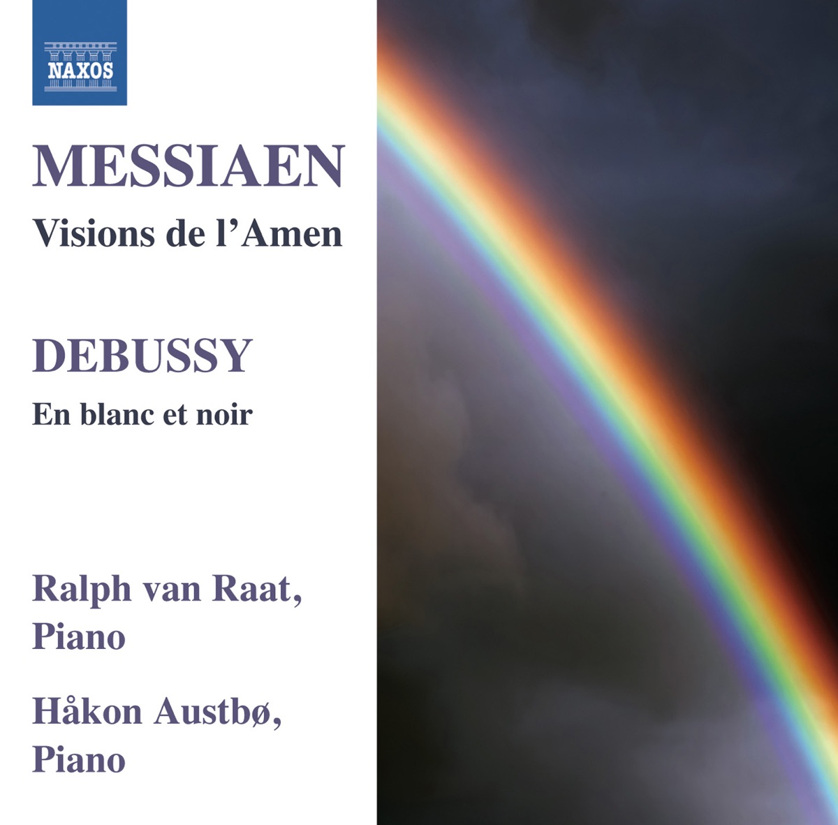 Messiaen & Debussy: Music for 2 Pianos by Ralph van Raat & Håkon Austbø album cover