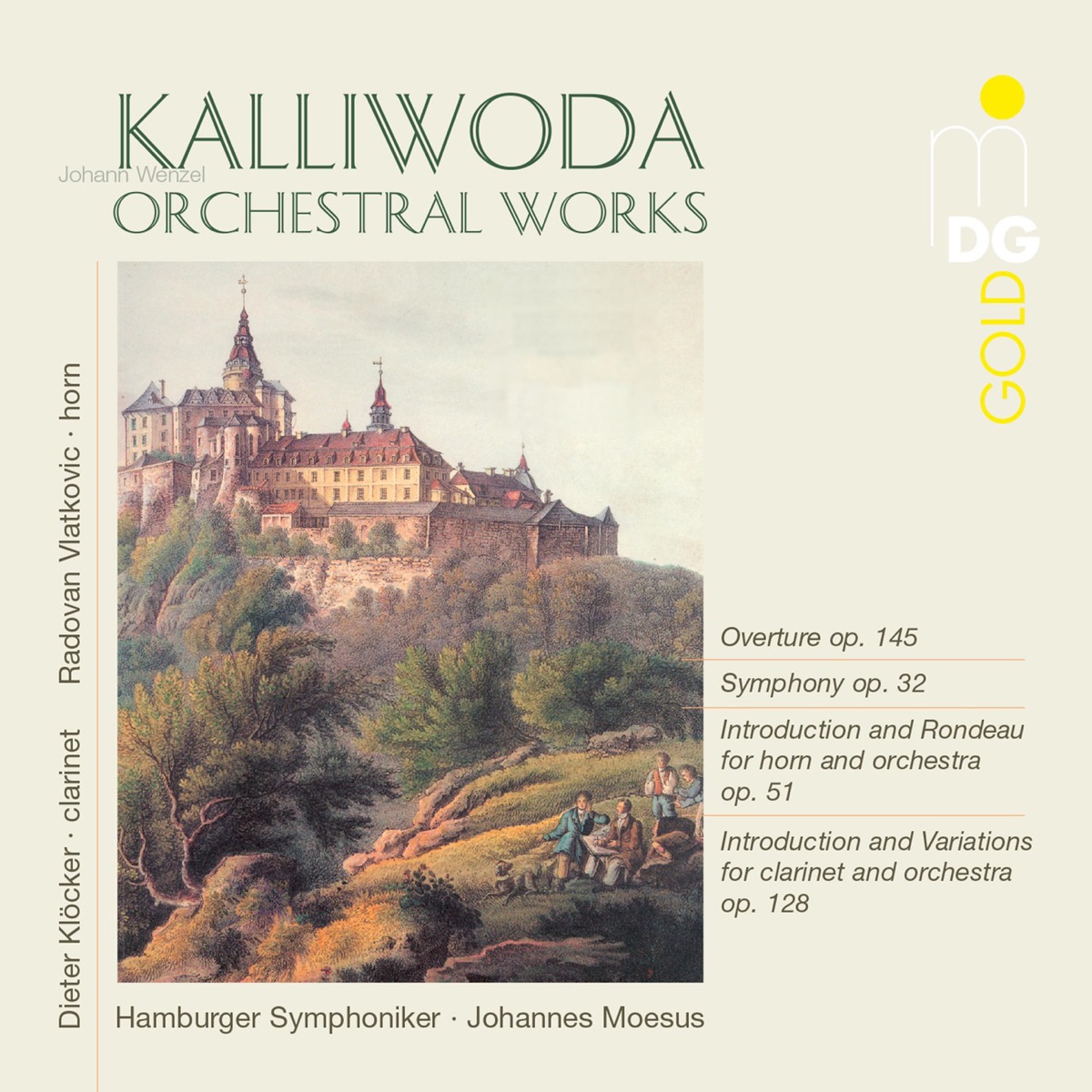 Kalliwoda: Orchestral Works by Johannes Moesus & Hamburg Symphony album cover