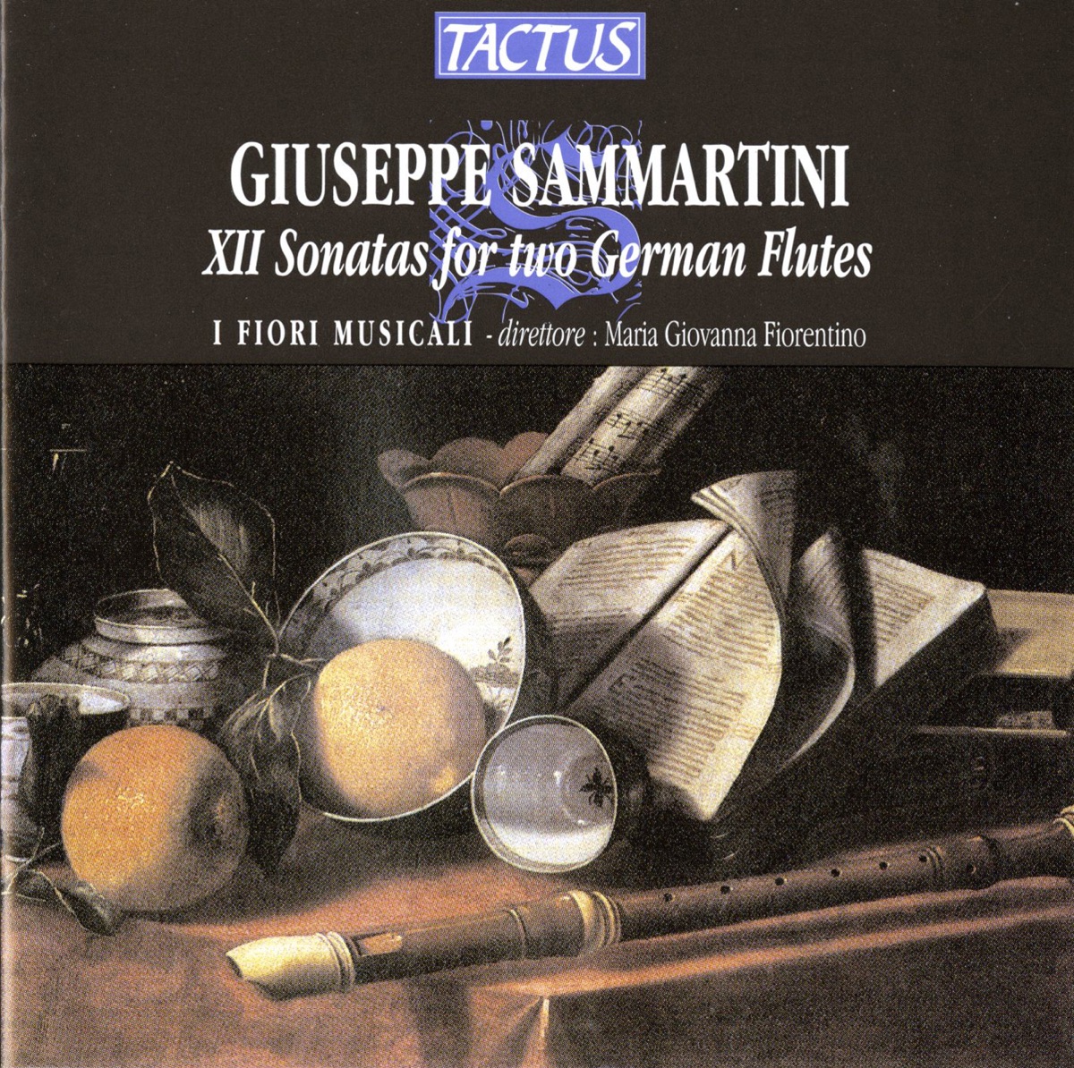 Sammartini: XII Sonatas for two German Flutes by Fiori Musicali album cover