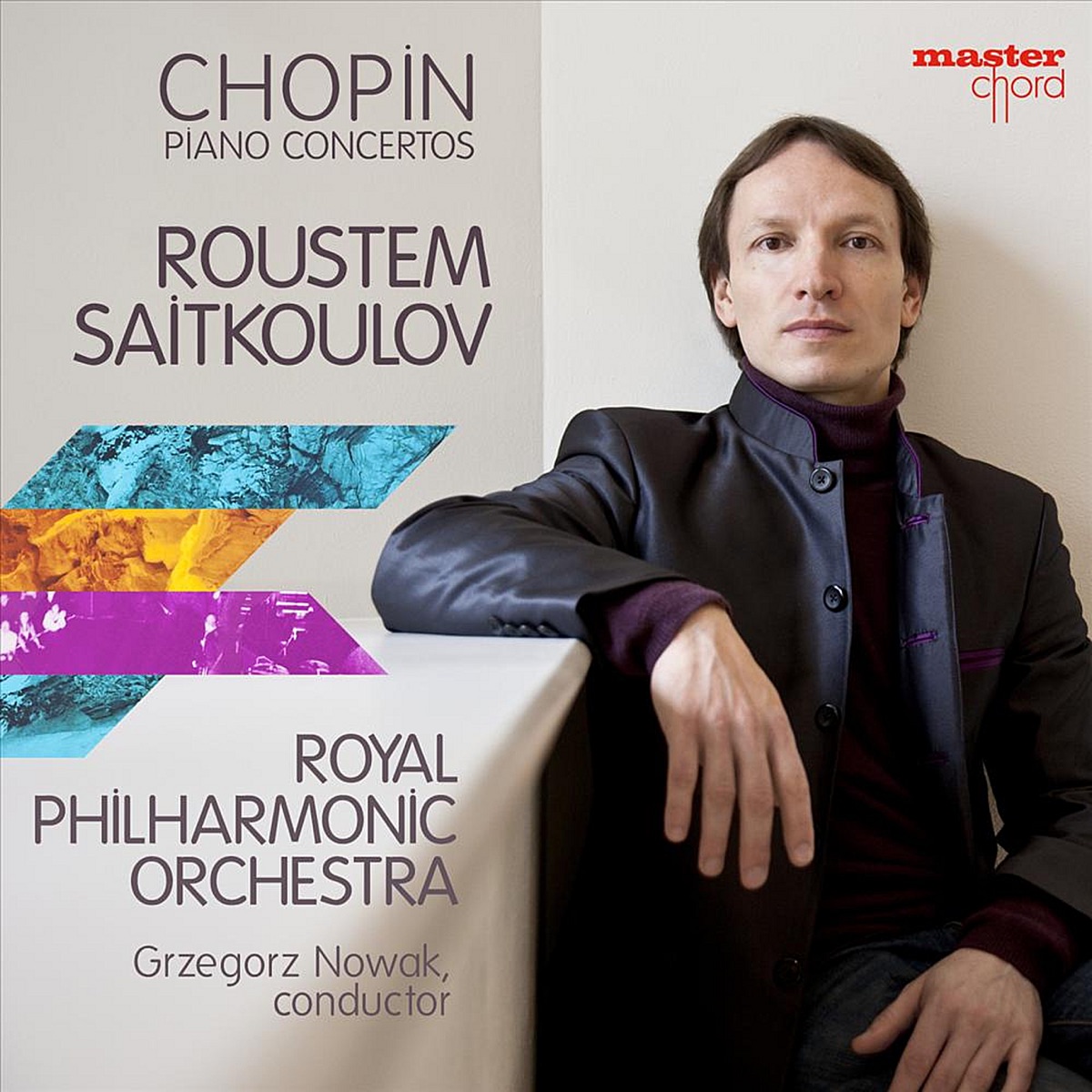 Chopin: Piano Concertos by Royal Philharmonic Orchestra, Grzegorz Nowak & Roustem Saitkoulov album cover