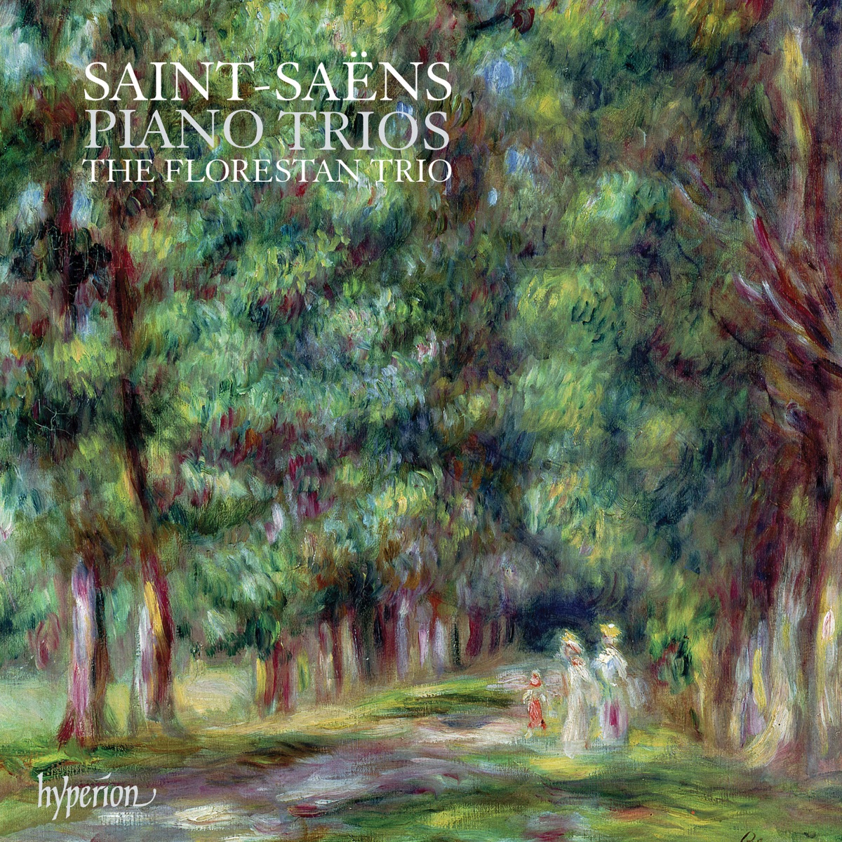 Saint-Saëns: Piano Trios by The Florestan Trio album cover