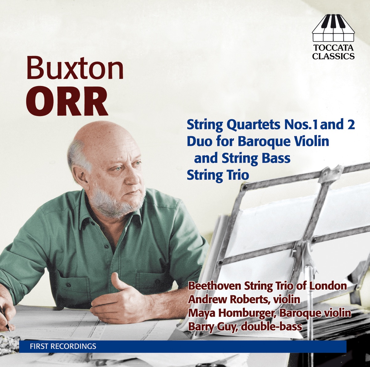 Orr: Chamber Music for Strings by Beethoven String Trio of London, Andrew Roberts, Barry Guy & Maya Homburger album cover