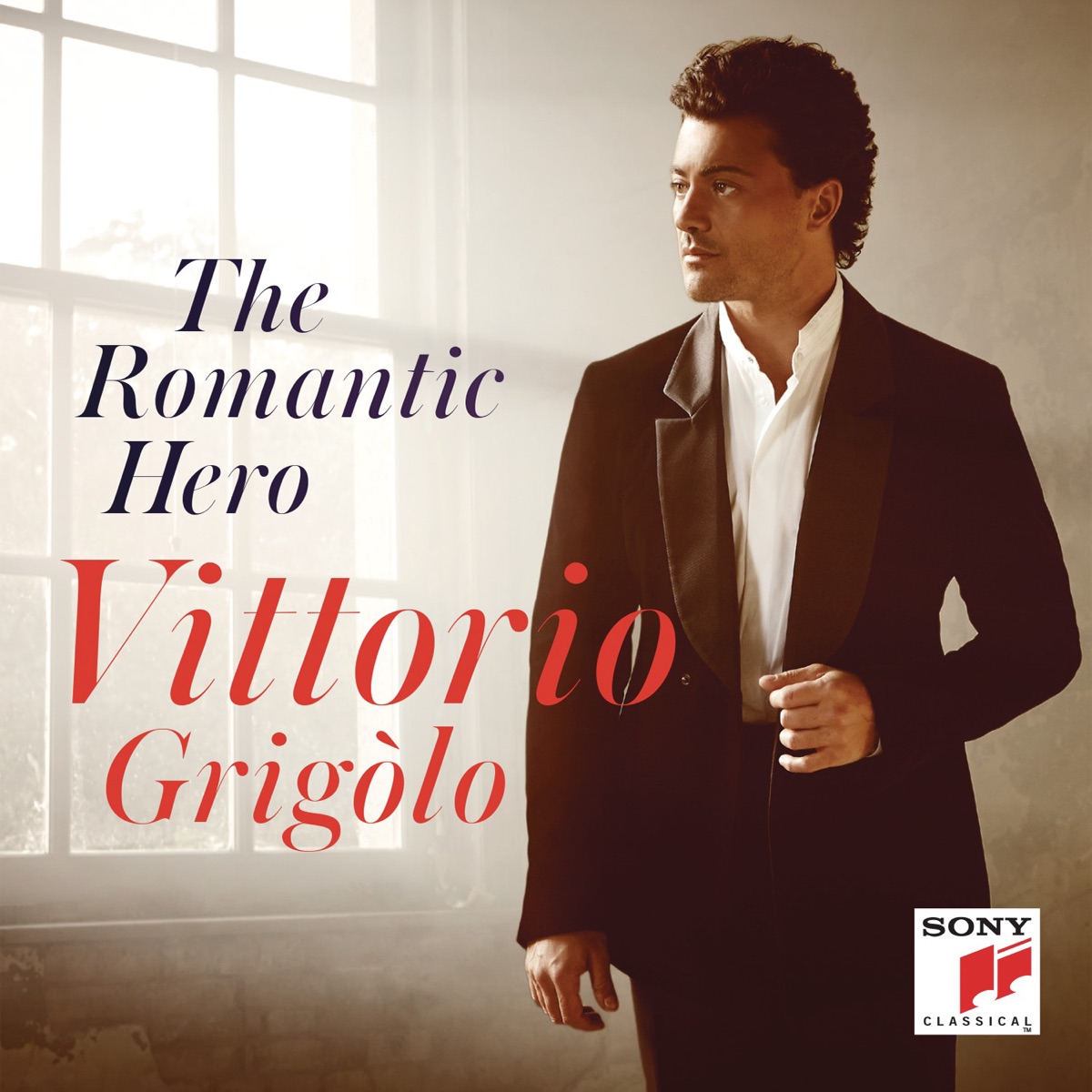 The Romantic Hero by Vittorio Grigolo album cover