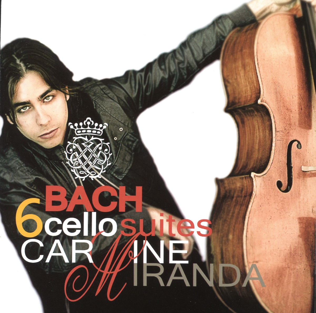 Bach: 6 Cello Suites by Carmine Miranda album cover