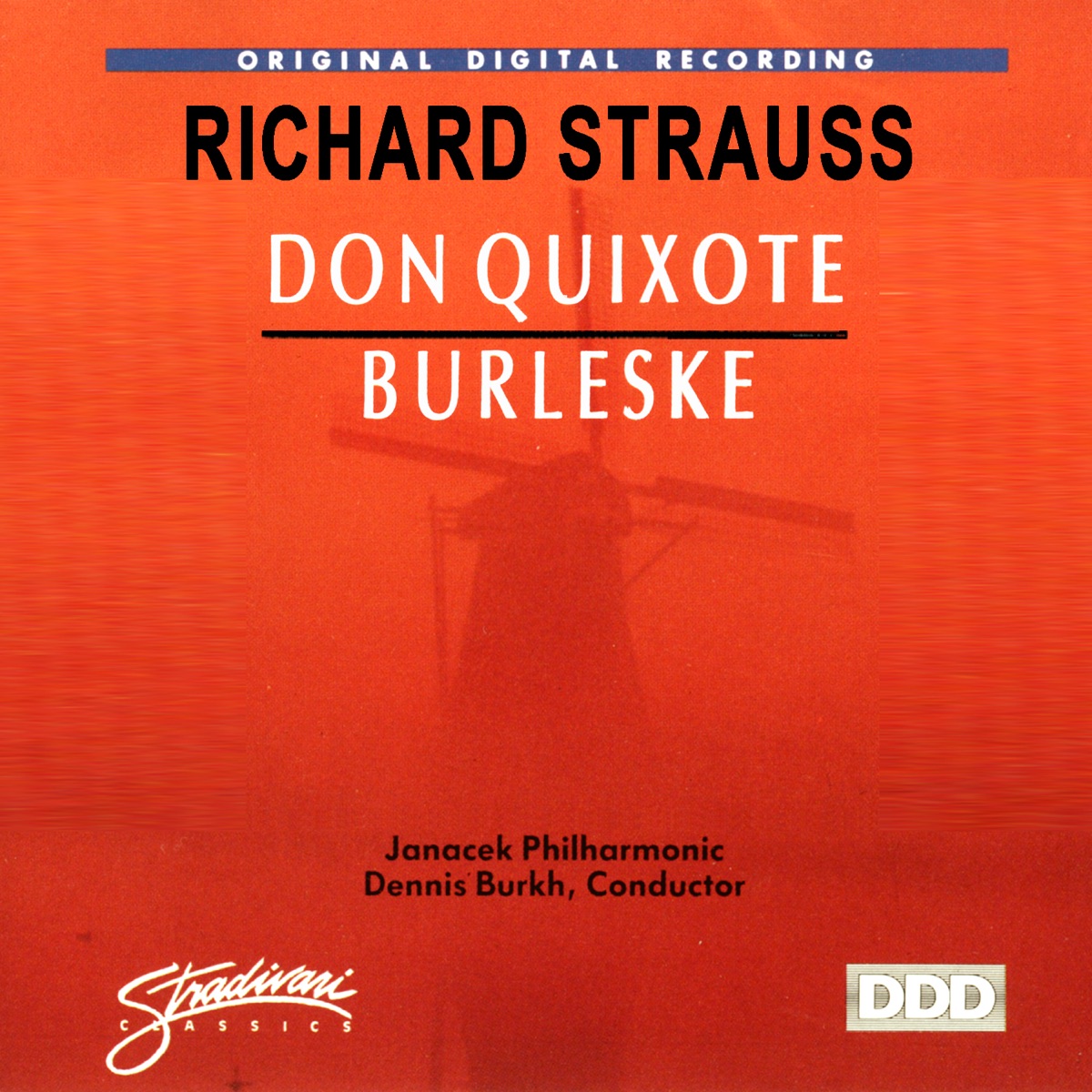 Strauss - Don Quixote - Burleske by Dennis Burkh & Janáček Philharmonic Orchestra album cover